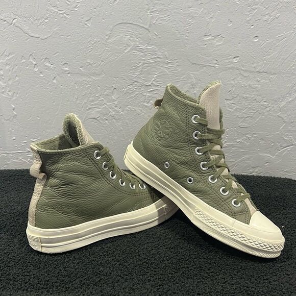 🔥 CONVERSE Army Green Chuck Taylor 70 Counter Climate Hi-Top Sneakers Women Sz - Picture 1 of 13